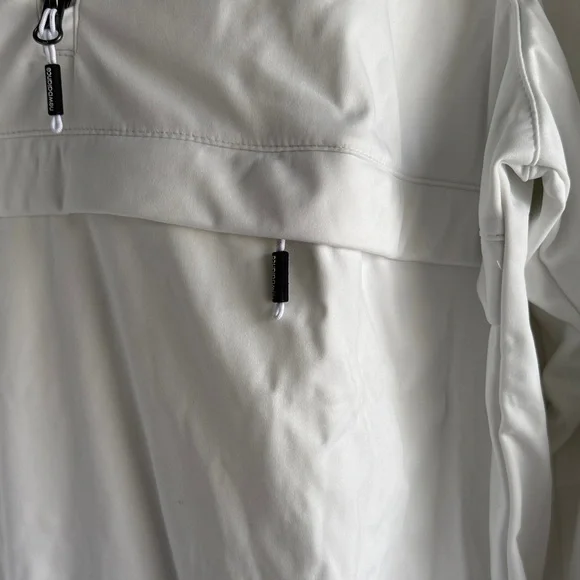 New Balance White Hooded Jacket - Picture 3 of 4